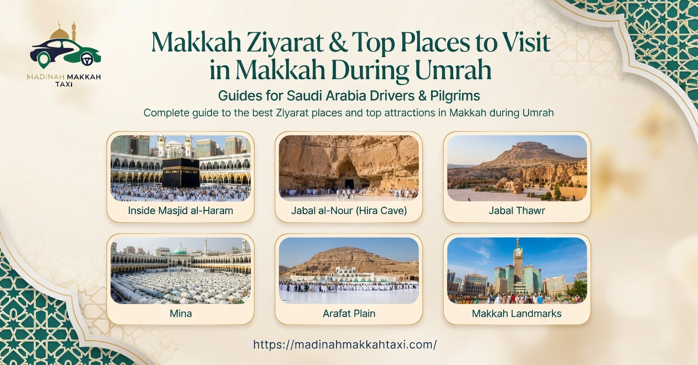 Makkah Ziyarat & Top Places to Visit in Makkah During Umrah